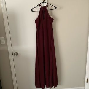 Lulu’s Burgundy Maxi Dress
